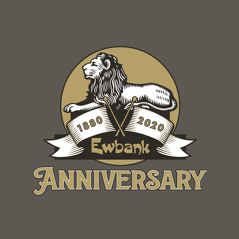 Ewbank 150 years anniversary brand design